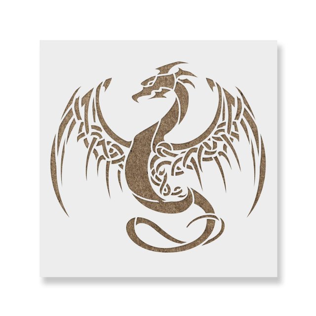 Plantillas de dragón de mylar Stencil Revolution - Dragones