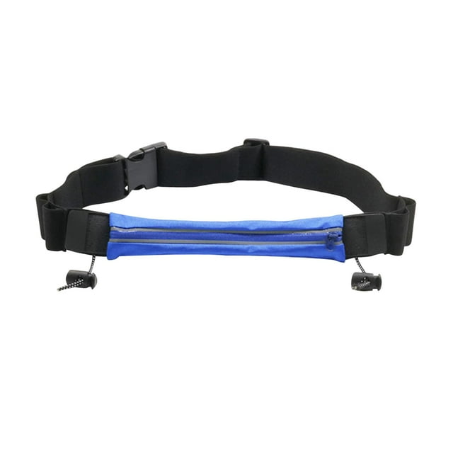 Almencla Running Belt Fanny Pack Adjustable Running Waist Belt for Travel Gym Camping Blue