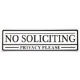thumbnail image 2 of No Soliciting Privacy Please Sign (White) - Small, 2 of 3