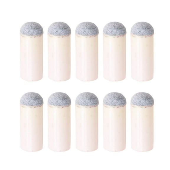 10pcs Billiards Cue Tips Replacements Slip-On Pool Billiards Cue Tips No Glues or Tools Required 10/11/13mm