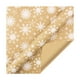 thumbnail image 2 of Papel kraft navideño grande de 100 x 44 cm | Estampados navideños blancos: renos, copos de nieve y árboles | Papel kraft resistente y resistente al desgarro de 80 g | Proyectos de decoración para, 2 of 6