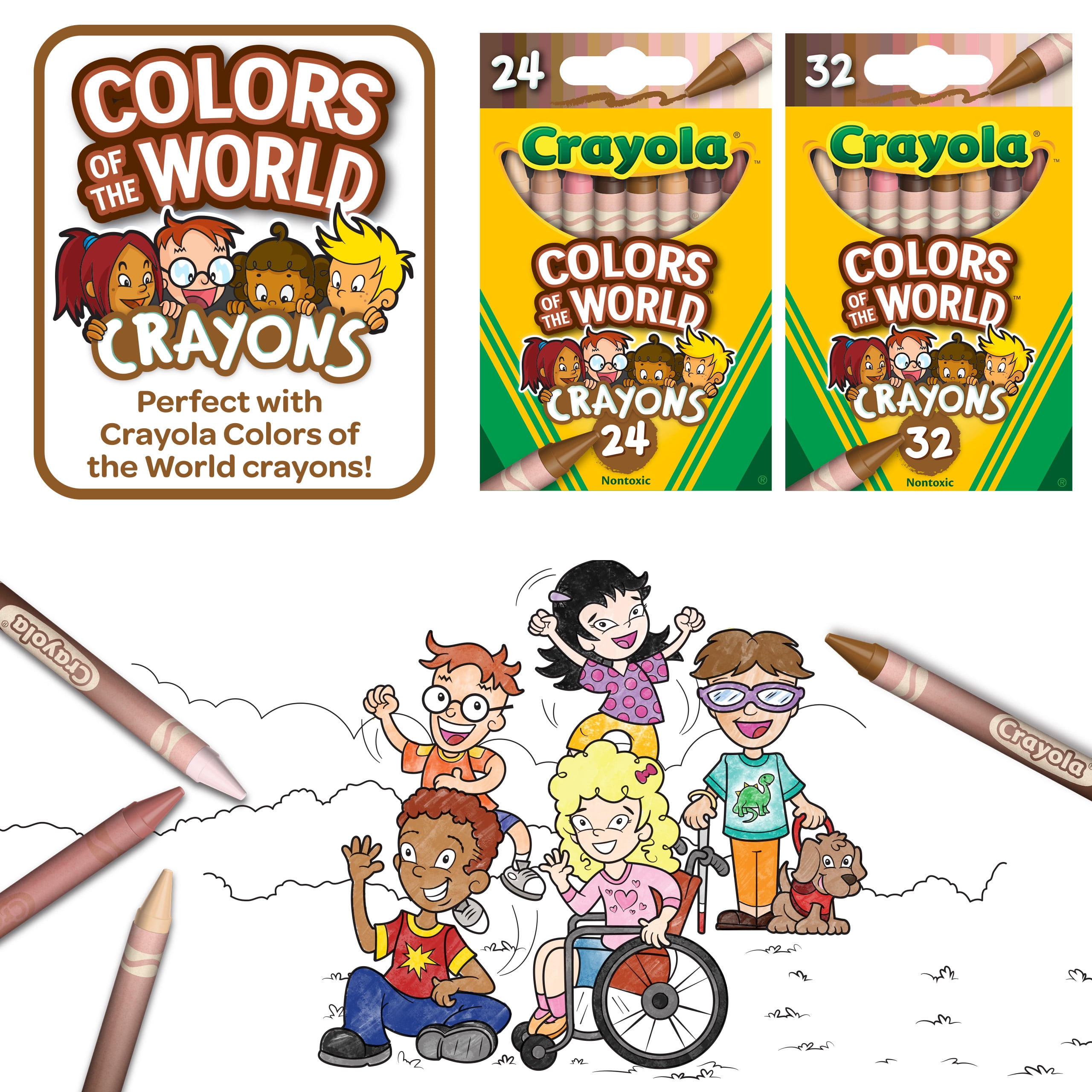 Download Crayola Colors Of The World Coloring Book Unisex Child 48 Pages Walmart Com Walmart Com