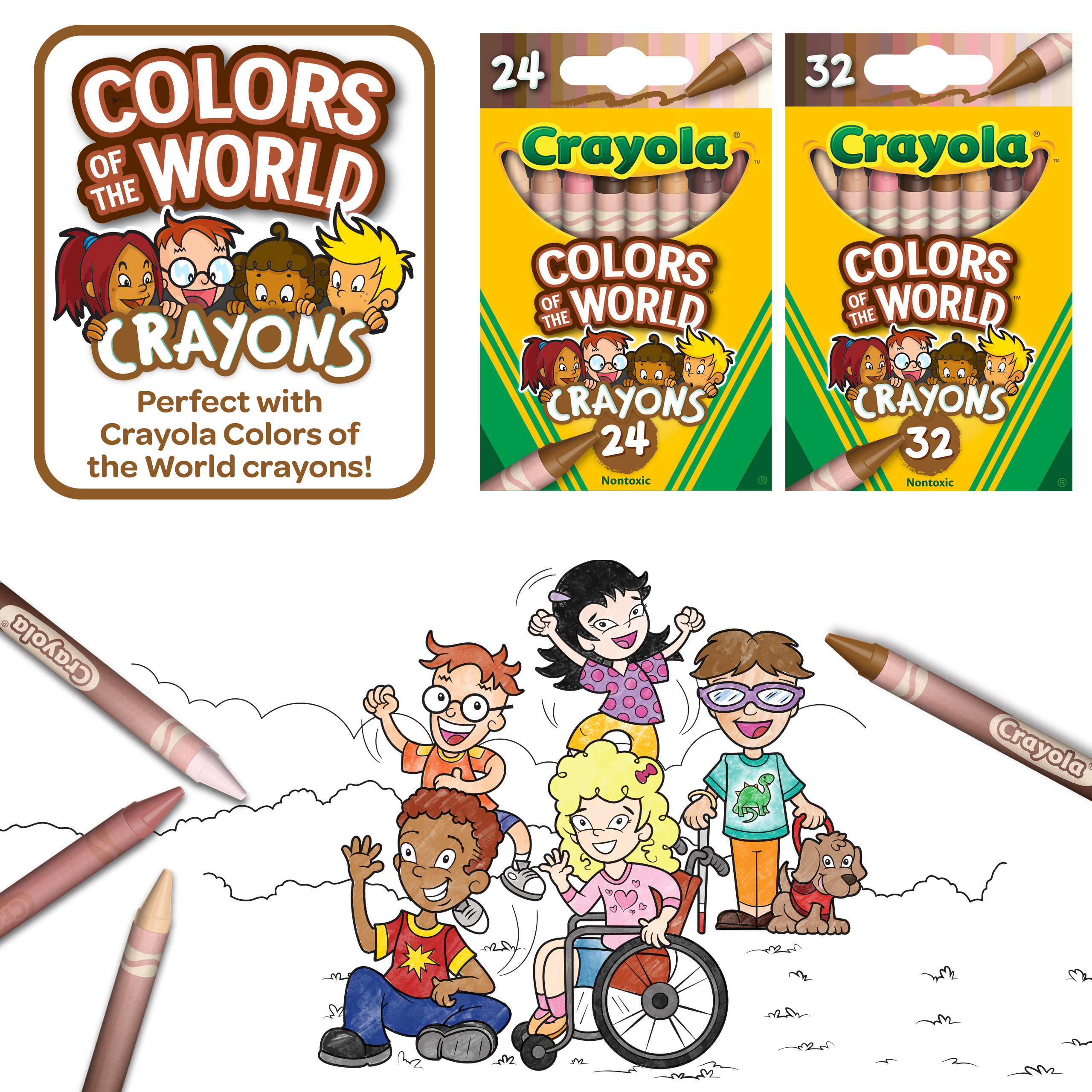 Crayola Colors of the World Coloring Book, Unisex Child, 48 Pages - image 4 of 5