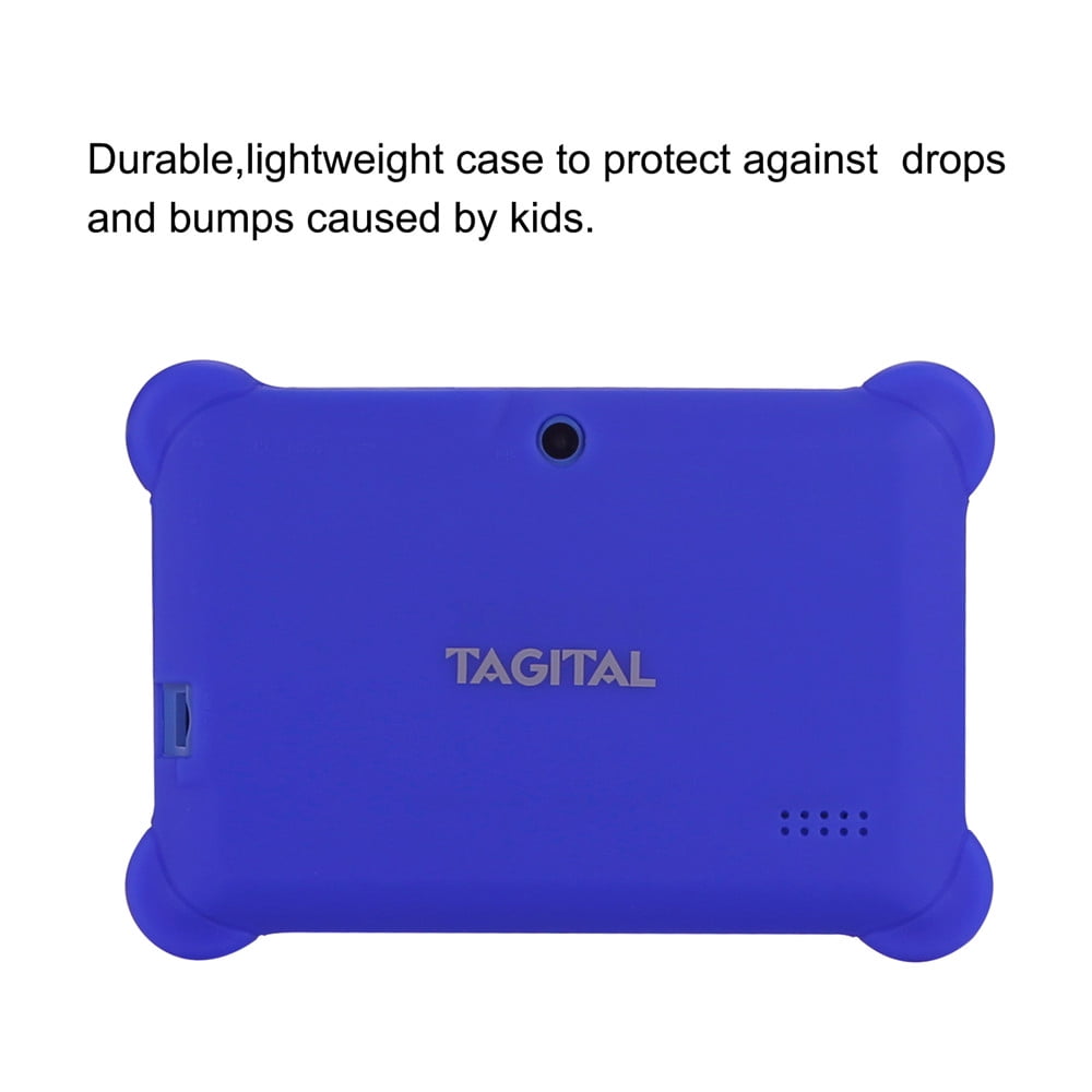 Tagital 7” Android Kids Tablet WiFi Camera for Children Infants Toddlers Kids Parental Control with Protective Case