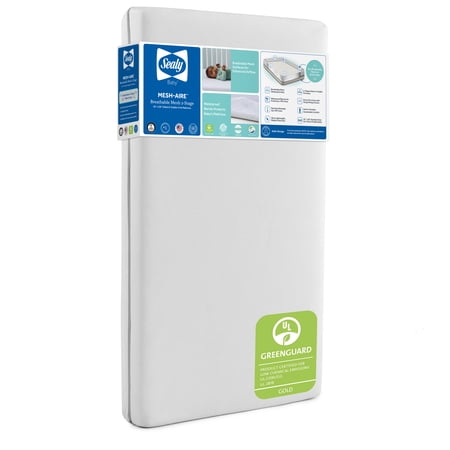 Sealy Mesh-Aire Breathable 2-Stage Infant and Toddler Crib Mattress