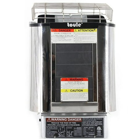 TOULE NTSC45 4.5 KW ETL Wet And Dry Sauna Heater Stove for Spa Sauna Room w/ Wall Digital