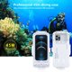 thumbnail image 2 of PULUZ 45m / 147ft Estuche de buceo impermeable Reemplazo de fotografía submarina para iphone, 2 of 8
