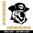 thumbnail image 2 of Pirate Parrot Bird with Hat Rubber Stamp for Scrapbooking Crafting Stamping - Large 1-1/4 Inch, 2 of 7