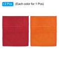 thumbnail image 3 of Unique Bargains 3 Slots Chair Pockets for Classrooms, 2pcs Classroom Chair Pockets, Red/Orange, 3 of 5
