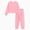 3-Pink, variant on PatPat Kids Clothing 2 Piece Outfit Set Long Sleeve Top Pants Floral Side Print Purple 7-8Y