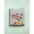 thumbnail image 3 of Vintage Aesthetic Japanese Emoji Graphic Men's Sweatshirt, 3 of 4