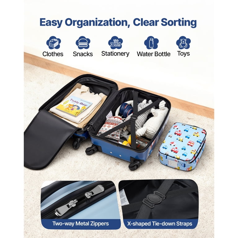 KFFKFF 5-Piece Kids Luggage Set, Airline Carry-On photo 3
