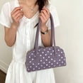thumbnail image 3 of Rvusndi Polka Dot Bowler Bag,Slouchy Tote Bags Polka Dot PU Bowler Bag for Women Fashion Hobo Bags Large Shoulder Bag for Travel Work, 3 of 7