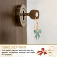 thumbnail image 5 of Bow Keychain for Women, Bag Purse Charm Rhinestone Bow Accessories for Key Handbag Red, 5 of 7