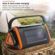 thumbnail image 2 of TureClos Radio solar recargable de emergencia al aire libre IPX3 impermeable LCD LED linterna alarma portátil senderismo mochilero cargador verde TureClos JD731879086, 2 of 7