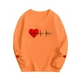 thumbnail image 4 of Auroural Shirts for Toddler Girls Long Sleeve CUHK Printed Round Neck Top For Spring And Summer Casual Pullover Boys And Girls Long Sleeved Base Shirt Yellow, 4 of 6