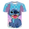 thumbnail image 1 of Children Boys Girls Stitch T Shirts Summer Short Sleeve Kids Stich Tops Tees Cartoon Casual Kids Clothes 1-14 Years Old T-Shirts13T Gao Jinjia LED, 1 of 2