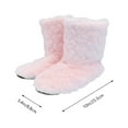 thumbnail image 4 of 1 par de botas de tubo alto para piso, antideslizantes, gruesas, para baile, cálidas., 4 of 7