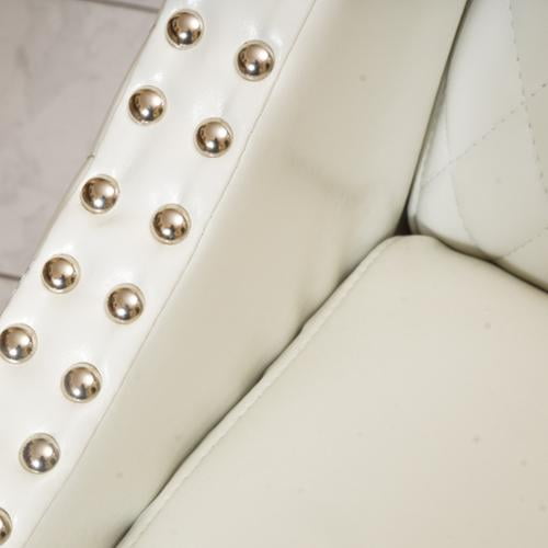 Christopher Knight Home Milano Ivory Quilted Bonded Leather