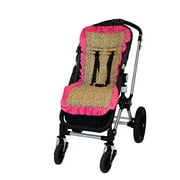 Baby-BeeHaven Cush n' Go Memory Foam Stroller Liner, Pink Leopard