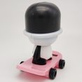 thumbnail image 3 of Solar Powered Dancing Cartoon Toy - Panda Rosa Sunnimix Juguete de figura de animal bailando, 3 of 8