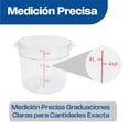 thumbnail image 3 of Recipiente de Policarbonato Graduado Redondo Caledonia REPORE-6 6 Qt, 3 of 6