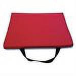 Impacto Kneeling Pad,24"L,Fabric/Suede,Gray/Red 979-11