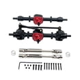 thumbnail image 2 of Dualoai 1/12 RC Front Rear Axle Assembly RC Car Accessory for MN78 MN82 RC Car Model black, 2 of 9