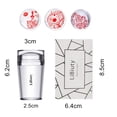 thumbnail image 2 of LiBiuty 4pcs Clear Nail Stampers 4pcs Nail Scrapers 4pcs Silicone Nail Art Stamper Heads, 2 of 5
