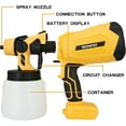 Electric Cordless Paint Spray Gun FOR Dewalt 20V Battery Powered