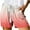 Red-Gradient, variant on Tawop Women's Shorts Gradient Drawstring Comfort Casual Shorts with Pockets Summer Spring Beach Shorts