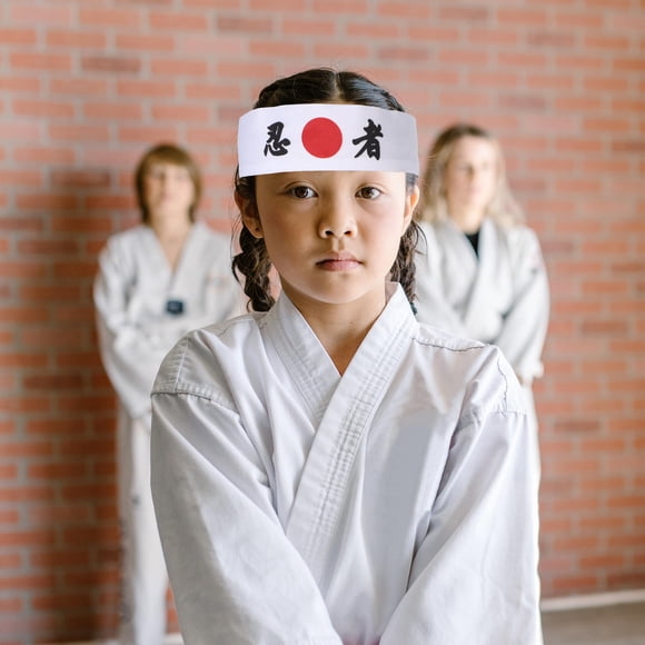 HOOWIFFY Hachimaki Headband Cotton Keep Hair Away from Face for Friends 1Set
