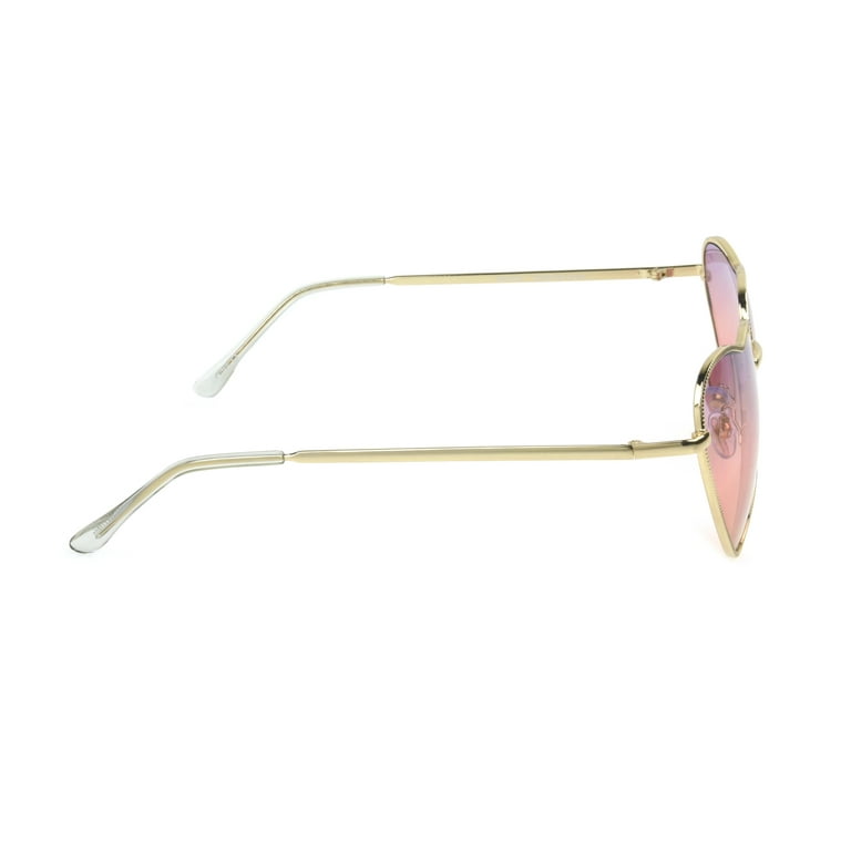 Cream Sunset Sunglasses – GOLD x TEAL