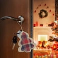 thumbnail image 5 of Adornos de tela para árbol de Navidad, decoración de arpillera navideña, adorno colgante de arpillera navideña con cuerda, decoración de árbol de Navidad para fiesta (4 unidades), 5 of 5