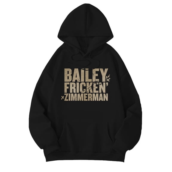 Bailey Zimmerman Merch Fricken Hoodie Men Women Fashion Long Sleeve Sweatshirt Style Streetwear