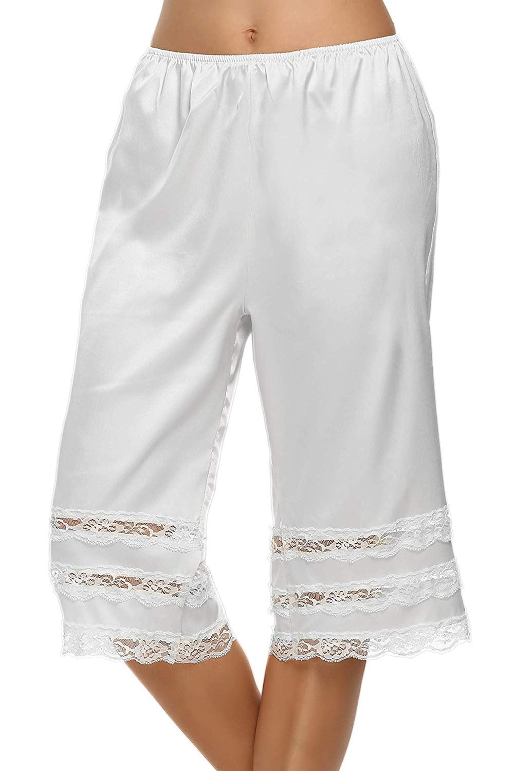 Pantaloncini Pettipants In Pizzo Per Donna - 100% Cotone, Corti E Leggeri, Perfetti Come Sottogonna O Loungewear