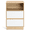 White & Oak, variant on GZXS 2-Drawer Night Stand, 15.7" Small Side Table with Shelf, Modern End Table for Bedroom, Living Room, Easy Assembly, White & Oak