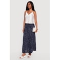 thumbnail image 2 of Women's Ditsy Floral High Waisted Tiered Maxi Skirt, 2 of 4