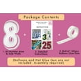thumbnail image 4 of 3FT Mosaic Balloon Frame Number 8 Marquee Easy to Assemble Numbers Light Up Pre-Cut Kit Thick Foam Board Decoration Supplies for Birthdays, Anniversary, Baby Shower, 4 of 5