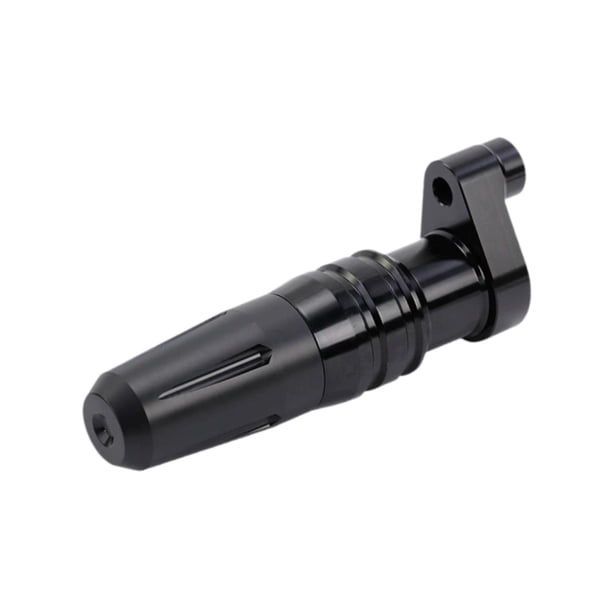 Varilla anticaída para escape de motocicleta, robusta y modificada para suministros de motocicleta. Negro