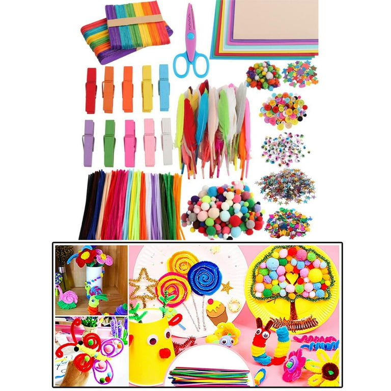 Great Choice Products 50 Arts And Crafts For Kids, 400 Pieces Art