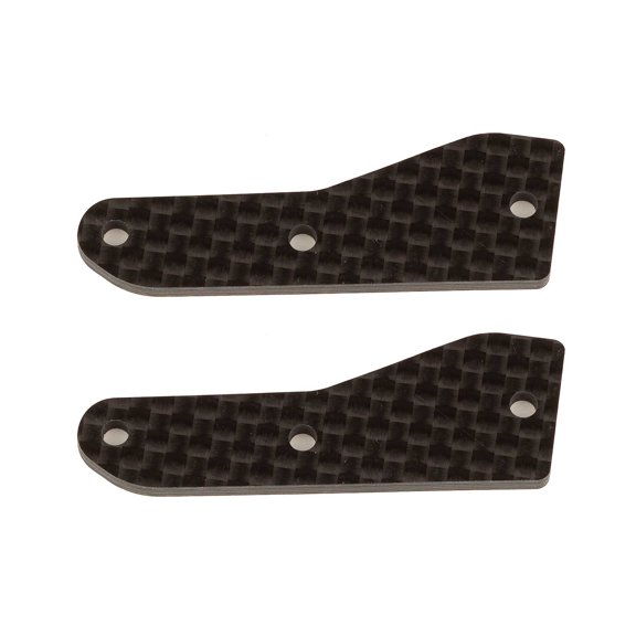 Associated 81537 Rc8B4 Ft Front Upper Suspension Arm Inserts Carbon Fiber 2mm