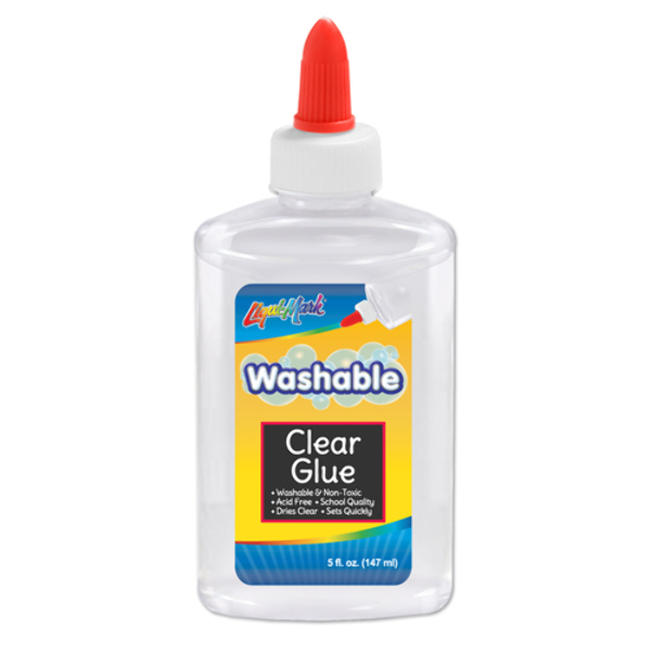 5 oz Washable Clear Glue Squeeze Bottle Case Pack of 36