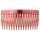 thumbnail image 4 of EeaseMX 20 peines laterales de plástico con 16 dientes para el cabello, con insertos, para mujeres y niñas (negro, café claro, amarillo, rojo), 4 of 7