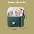 thumbnail image 3 of LHSHID Four Leaf Clover Series Make Up Case Dustproof Cosmetic Storage Box Cosmetics Skin Care Products MultiFunction Jewelry Organizer Case white, 3 of 7