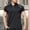 Black, variant on YLSDY Fashion Men's Cycling Jerseys Moisture Wicking Short Sleeve Quarter Zip Quick Dry Bike Shirts Short Sleeve Running Tops Dark Gray L