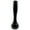Black, variant on Bergamo Art 16" Decorative Handmade Aluminum Long Round Flower Vase in Nickel