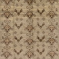 thumbnail image 1 of Ahgly Company Indoor Square Abstract Brown Sand Brown Abstract Area Rugs, 7' Square, 1 of 6