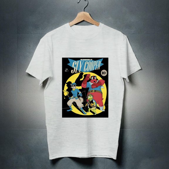 vintage Sly Coopers Adventure Shirt Gift Black Unisex T-Shirt-TH24179