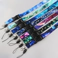 thumbnail image 3 of PEACNNG Lanyards for Id Badges Polyester Lanyards for Keys Simple Lanyard with Id Holder White, 3 of 3